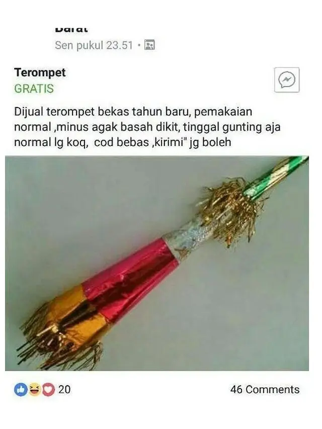 6 Status Facebook Jualan Alat Musik Ini Kelewat Unik, Minat?