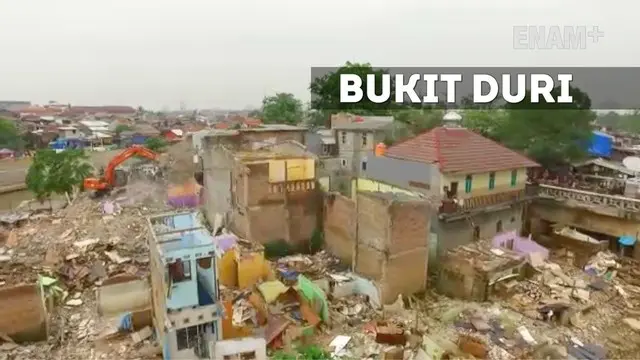 ENAM PLUS: Penggusuran Bukit Duri Dilihat dari Atas