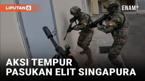 VIDEO: Wow! Begini Kemampuan Tempur Pasukan Elit China dan Singapura