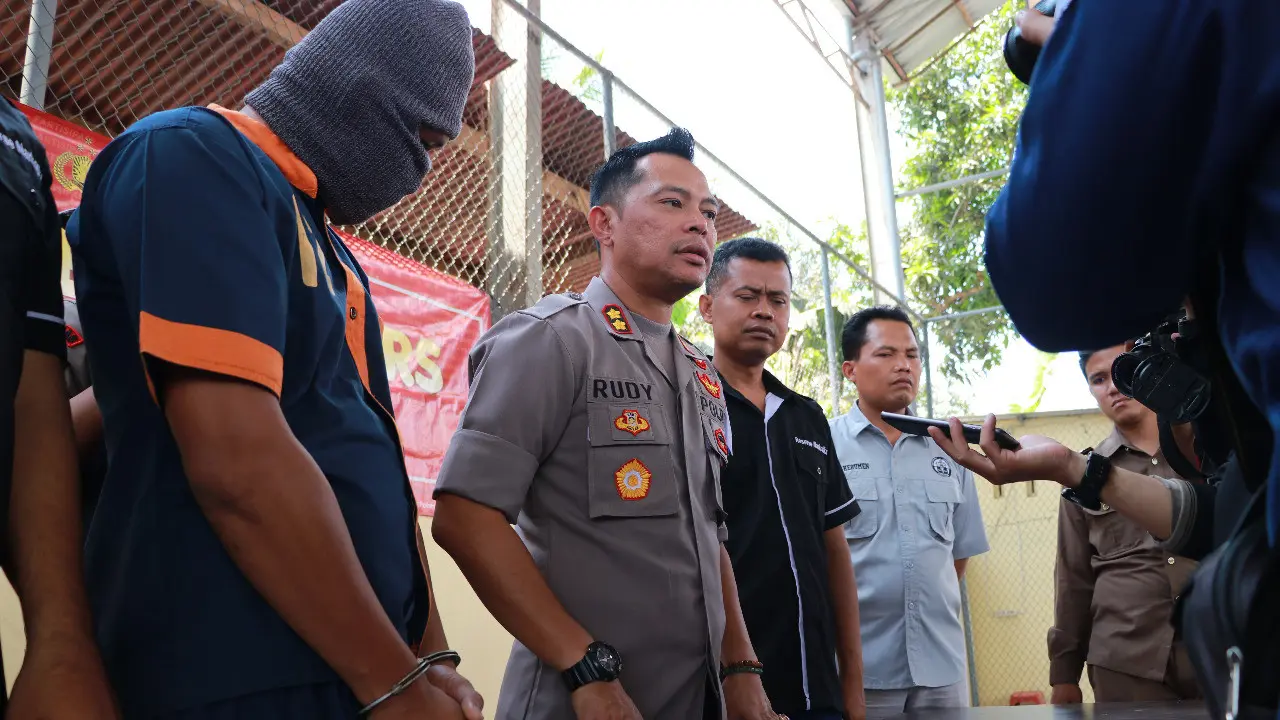 Polisi Kebumen menangkap pengguna narkoba asal Banyuasin, Sumsel. (Foto: Liputan6.com/Polres Kebumen/Muhamad Ridlo).