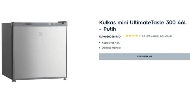 11 Merk Kulkas Mini untuk Anak Kos Hemat Listrik, Mulai Rp1 Jutaan