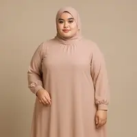 Model Gamis Simpel tapi Mewah untuk Orang Gemuk (Foto: ChatGPT)