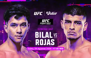 UFC Fight Night - Bilal vs Rojas: Debutnya “The Indo Ninja” dari kelas Flyweight di Vidio