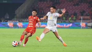 Persija Jakarta melawan Madura United pada lanjutan BRI Super League 2025/2026 di Stadion Utama Gelora Bung Karno, Jumat (23/1/2026). (Muhammad Iqbal Ichsan/Bola.com)