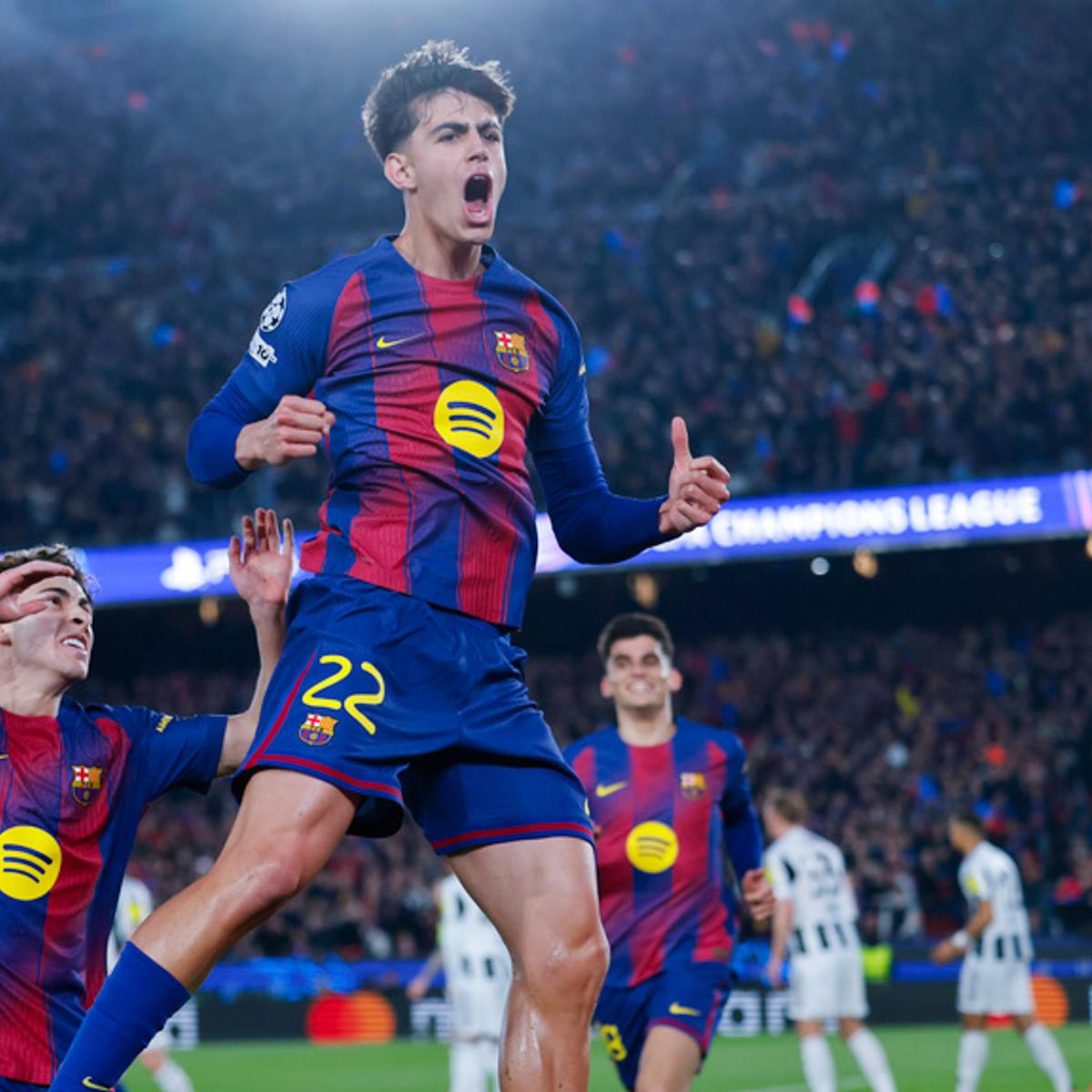 Foto: Barcelona Pesta Gol ke Gawang Newcastle United, Melaju Mulus ke Babak  Perempat Final Liga Champions