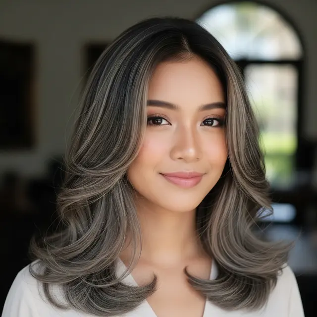 Rambut Pirang Ash Brown