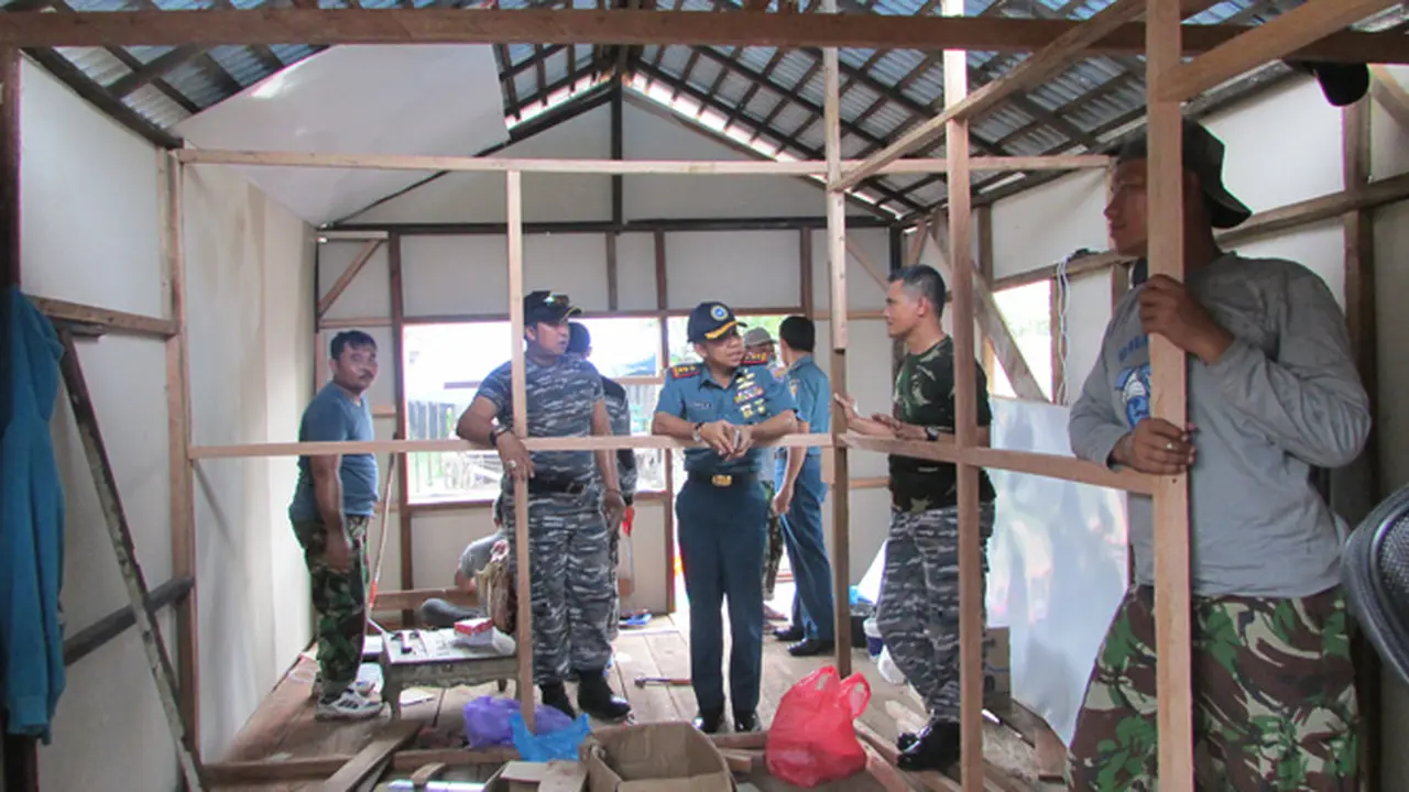 TNI AL Bhakti Sosial `Bedah Desa Pesisir`di Tanah Bumbu