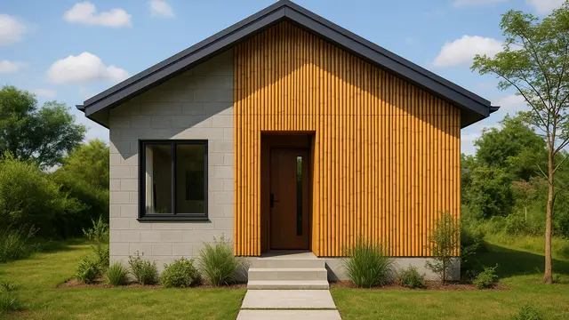 7 Model Rumah Kecil tapi Cantik dari Batako dan Bambu, Natural dan Terjangkau di 2025