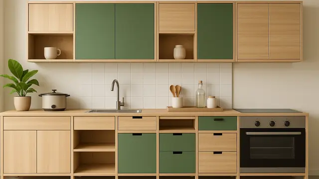 Model Cabinet Dapur Ramah Lingkungan/ Ilustrasi ChatGPT