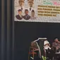 Ketua Baznas Garut Abdullah Effendi, Kepala Kemenag Garut Cece Hidayat, di sela-sela Sosialisasi Program dan Evalusi Dewan Pengawas Kepada Baznas Garut, Kamis (29/12/2022). (Liputan6.com/Jayadi Supriadin)