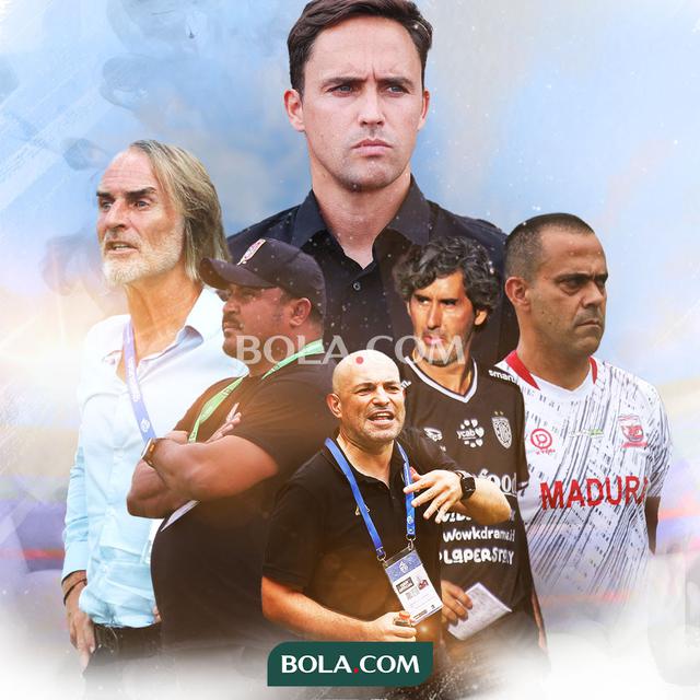 Ilustrasi - Deretan Pelatih Sejak Awal Musim yang Tak Kena PHK di BRI Liga 1 2024/2025