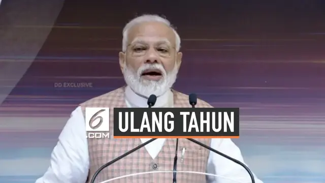 Perdana Menteri India, Narendra Modi merayakan ulang tahunnya yang ke-69. Ia mendapat banyak ucapan selamat dan doa dari warganet di media sosial khususnya Twitter.