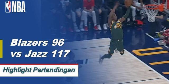 Cuplikan Hasil Pertandingan NBA : Jazz 117 vs Trail Blazers 96