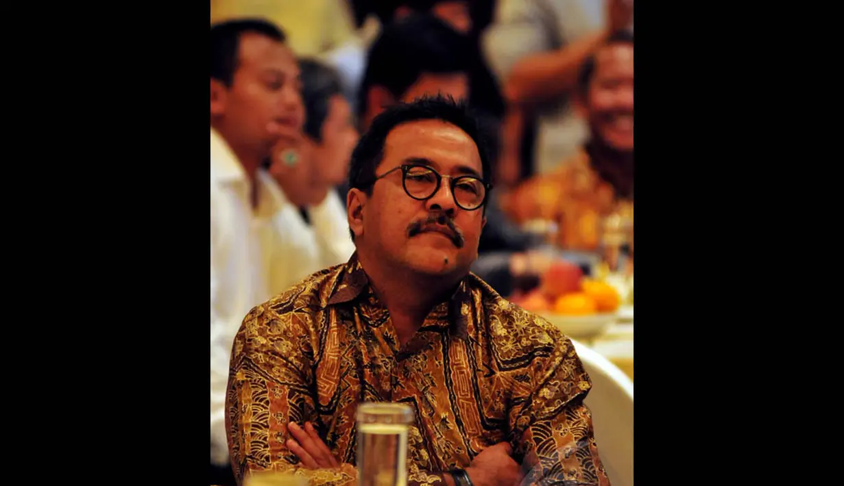 Plt Gubernur Banten, Rano Karno di acara pelantikan Pemuda Muhammadiyah, Jakarta, Selasa (23/12/2014). (Liputan6.com/Johan Tallo) 