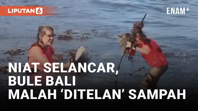 Berselancar di Bali, Bule Ini Malah Jadi Manusia Sampah
