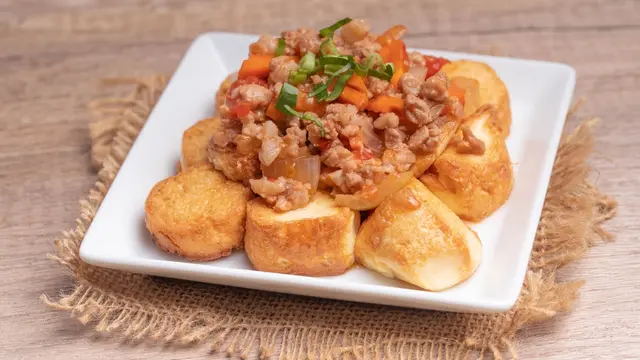 soft tahu goreng tumis ayam