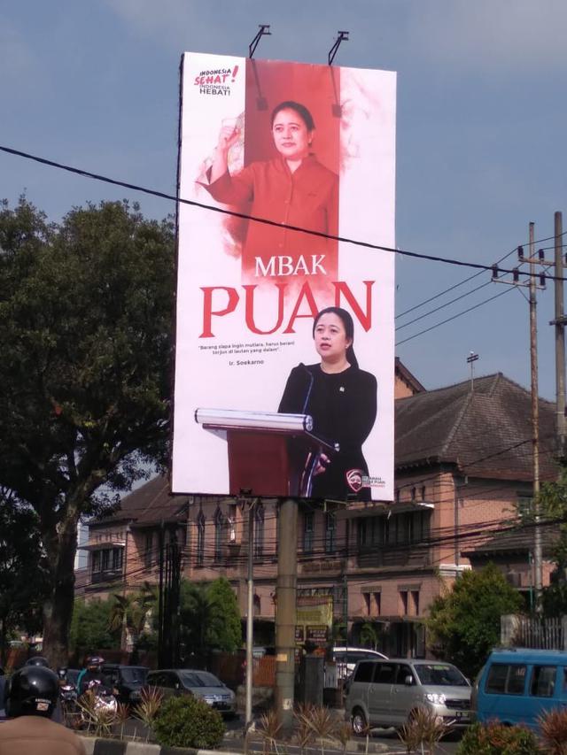 Baliho Puan Ramai Bertebaran Dukungan Untuk Pilpres 2024 Bermunculan News Liputan6 Com