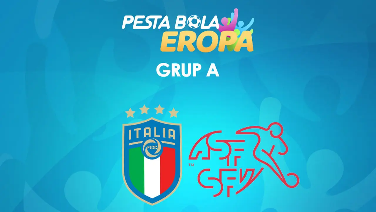 Piala Eropa - Euro 2020 Italia Vs Swiss