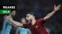 Berita video reaksi komentator asal Italia, Carlo Zampa saat menyaksikan laga AS Roma Vs Barcelona di leg kedua babak 8 besar Liga Champions.