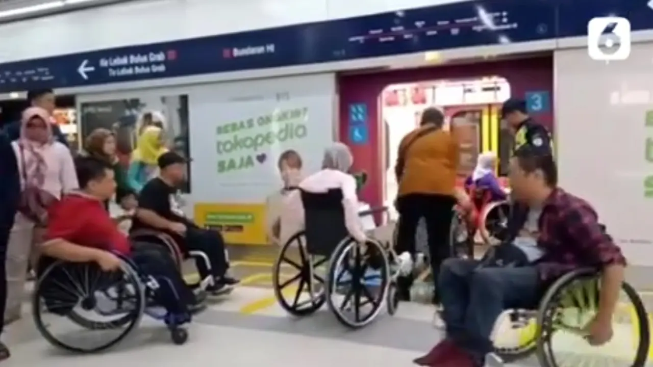 Disabilitas Maju coba MRT