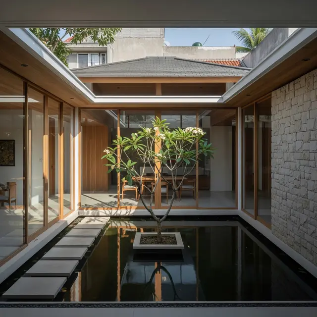 9 Model Rumah dengan Inner Courtyard Biar Adem Alami, Solusi Hunian Tropis