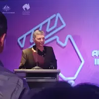 Duta Besar Australia untuk Indonesia Penny Williams di pembukaan Festival Sinema Australia Indonesia (FSAI) 2024, Kamis (30/5/2024). [Foto: Lanny Kusuma/Fimela]