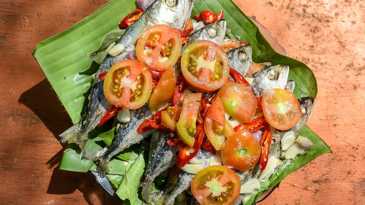 ikan kembung kukus