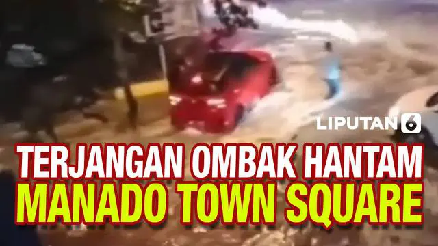 Ombak besar disertai angin kencang menghantam Kawasan Manado Square yang terletak di Jalan Pierre Tendean Boulevard, Manado, Selasa (7/12/2021).

Hantaman gelombang tinggi tersebut viral di beberapa akun media sosial. Di dalam tayangan tersebut ter...