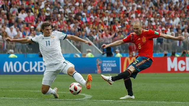 Rusia Pulangkan Spanyol Lewat Adu Penalti