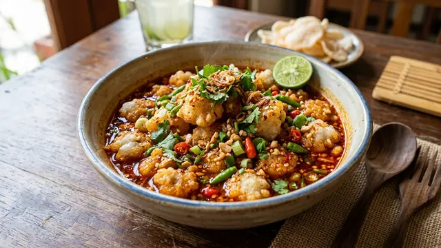 Resep cireng kuah pedas (AI Generated)