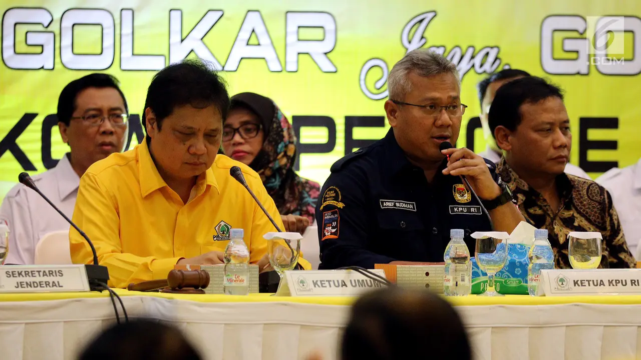 Dibonceng Polisi, Ketua KPU Verifikasi Faktual Partai Golkar