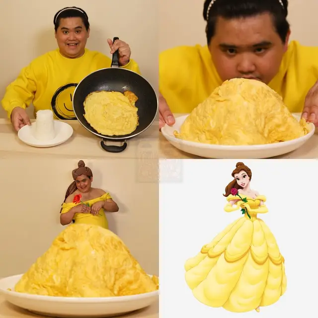 6 Cosplay Low Budget Pakai Telur Ini Nyeleneh, Bikin Ngakak