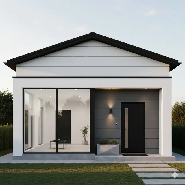 7 Gambar Rumah Sederhana 6x12 Atap Limas Desain Modern, Inspirasi Hunian Nyaman dan Elegan