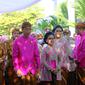 Iriana Jokowi sirami Kaesang Pangarep kenakan kebaya dan sandal heels andalannya (Humas Pemkot Solo)