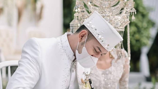 Potret pernikahan Gariz Luis, polisi viral yang tangkap Ferdian Paleka. (Sumber: Instagram/garizluis37)