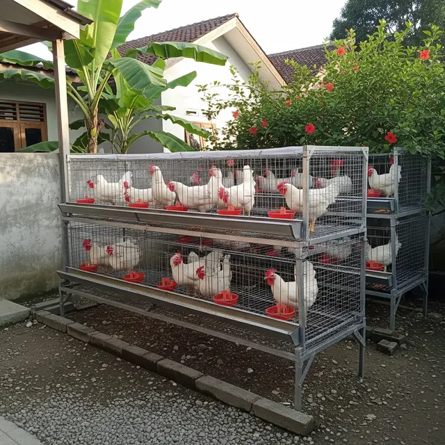 Cara Membuat Kandang Ayam Baterai untuk Ayam Petelur, Panduan yang Efisien