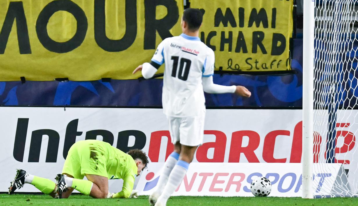 Hasil ini memastikan langkah Marseille ke babak 16 besar Coupe de France. Performa kolektif yang solid menegaskan perbedaan kualitas kedua tim. (AFP/Lou Benoist)
