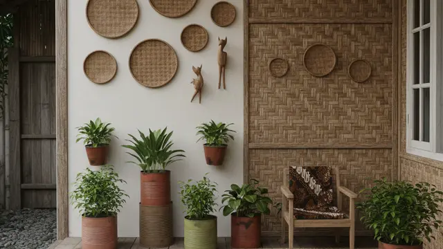 Desain Teras Rumah Rustic Kecil Tapi Hangat