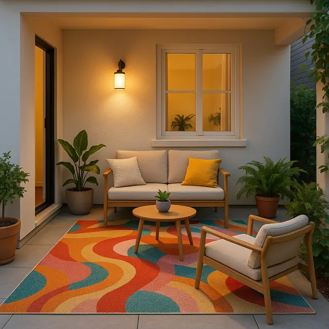 Model Teras Rumah Type 36 yang Bikin Betah Nongkrong Sore (Image by ChatGPT)
