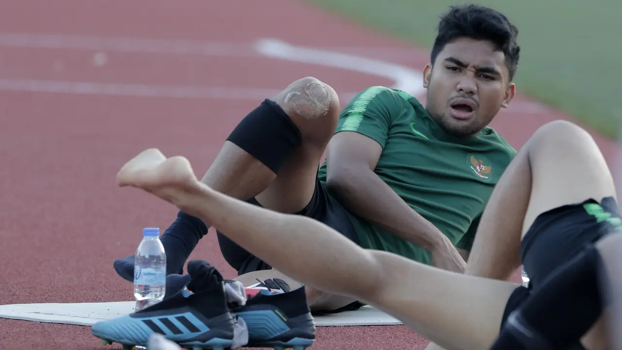 Latihan Timnas Indonesia U-22