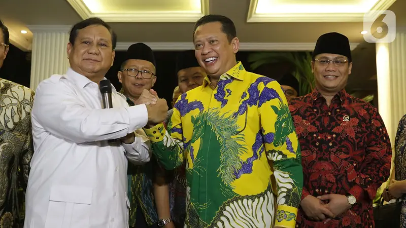 Pimpinan MPR Datangi Kediaman Prabowo