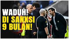 Pelatih Olympique Lyonnais, Paulo Fonseca, dijatuhi sanksi skorsing selama sembilan bulan oleh Komisi Disiplin LFP (Ligue de Football Professionnel).