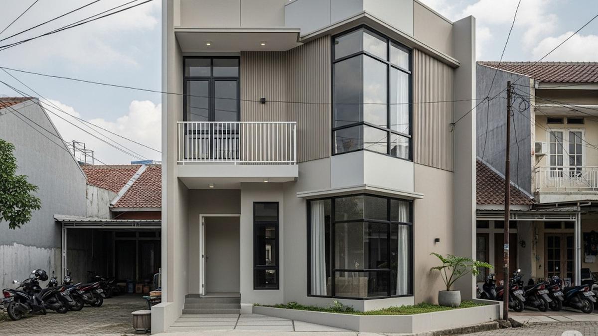 10 Inspirasi Rumah 6x10 2 Lantai Sederhana, Desain Nyaman dan Fungsional