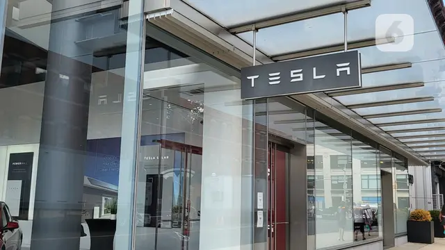 Showroom Tesla di New York, Amerika Serikat. Liputan6.com/Iskandar