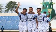 Skuad PSKC Cimahi saat kalahkan Persela Lamongan di Pegadaian Liga 2. (PSKC Cimahi)