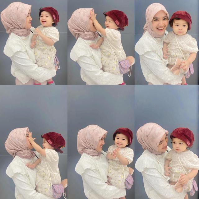 Tampil Keibuan, Ini 6 Potret Cut Syifa Saat Gendong Anak yang Tuai Pujian