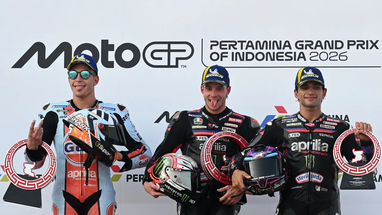 Podium Pertamina Grand Prix of Indonesia 2026