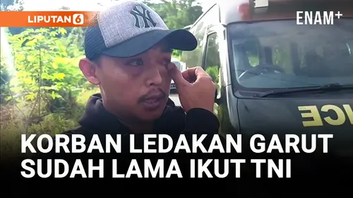 VIDEO: Korban Ledakan Garut Kakak Adik, Sudah Lama Ikut TNI...