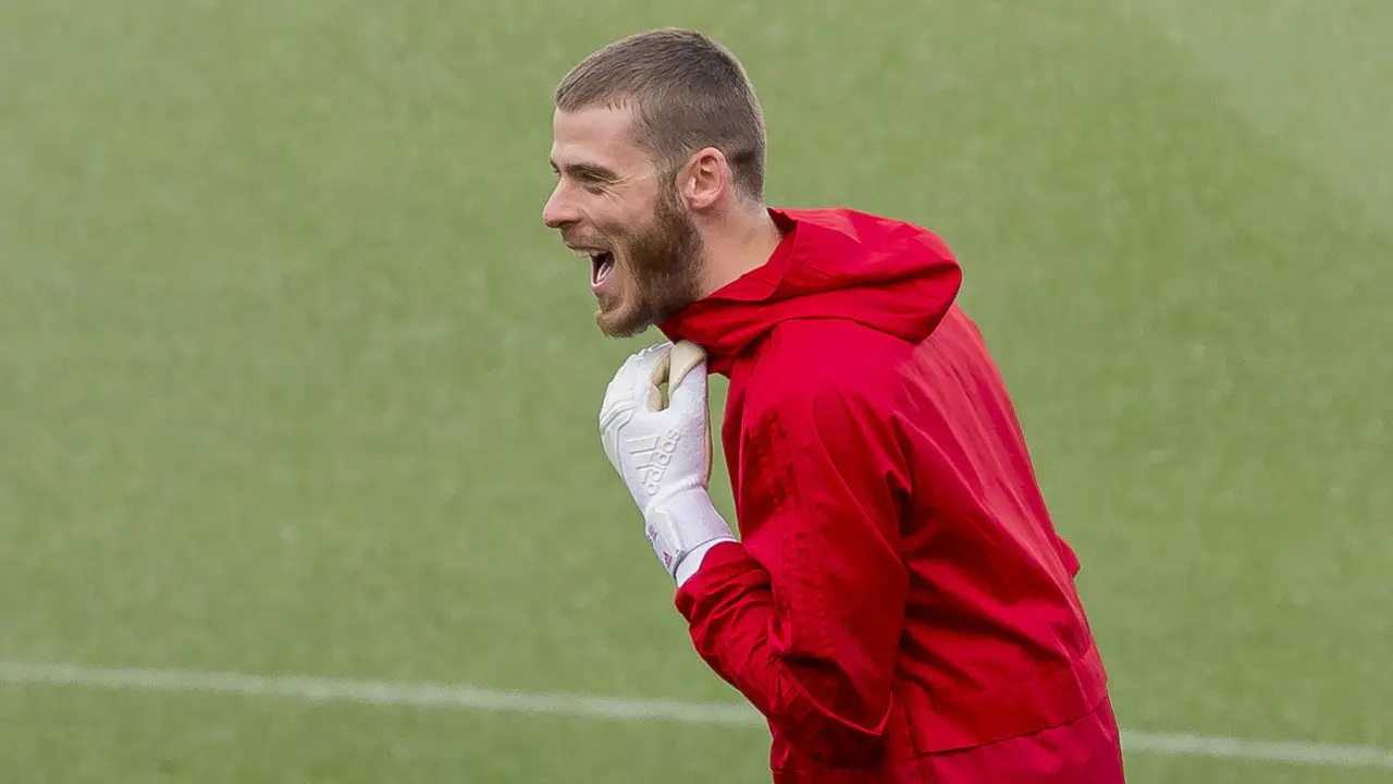 Latihan Barcelona Vs Manchester United