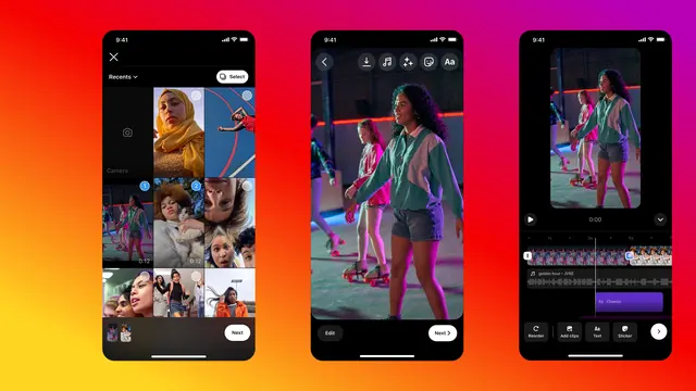Fitur baru Instagram editing Reels (Instagram)